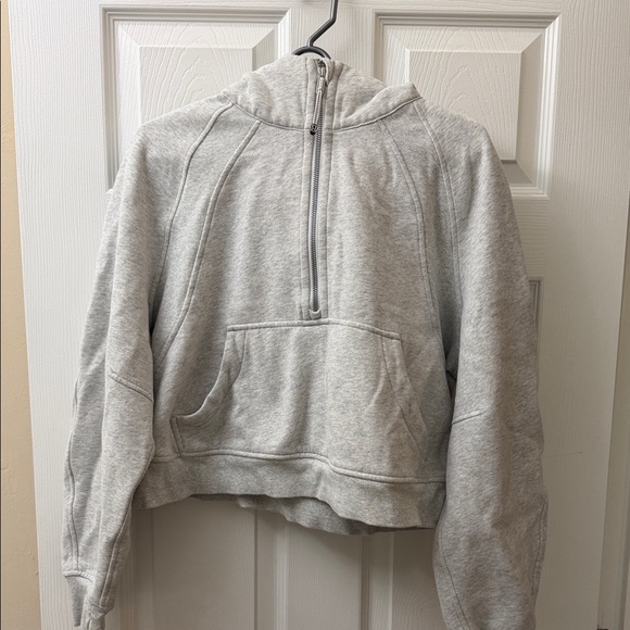 lululemon athletica Sweaters - Lululemon grey scuba hoodie (size m/l)